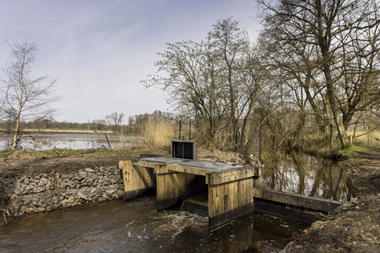 Stuw op de Roosterbeek in Zonhoven